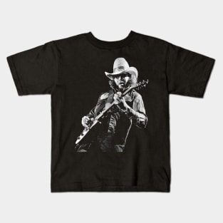 Hank Williams Jr || BlackArt Kids T-Shirt